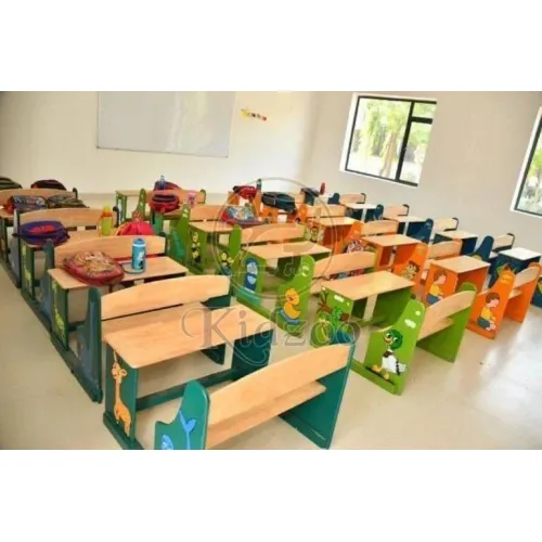 Wooden Play School Desk