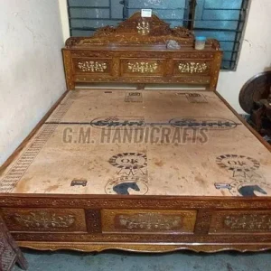 Wood King Size Bed
