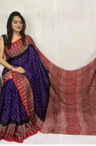 Printed Crepe Silk Saree