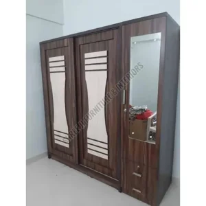 2 Door Wooden Sliding Wardrobe