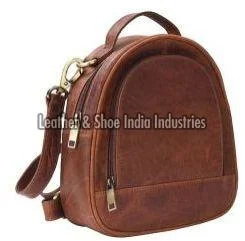 Casual Leather Backpack