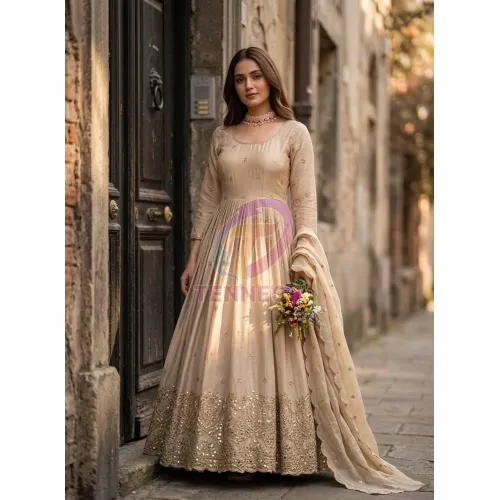 Party Wear Gown Set