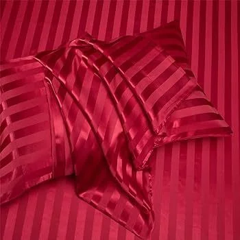 Cotton Satin Stripe Bedsheet Fabric