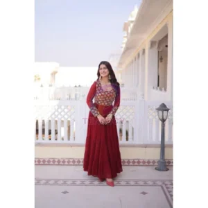 Blooming Georgette Gown