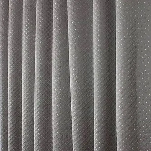 Grey Texture Fabric Curtain