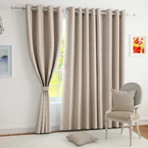 Printed Long Window Curtains