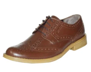 Mens Brawny Brown Formal Shoes