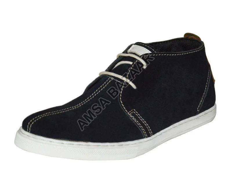 Mens Mode Black Casual Shoes