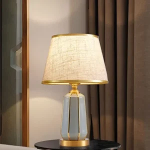 Ceramic Table Lamp with Touch Control - Modern LED Design for Living Room