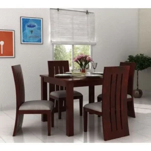 Stylish Wooden Dining Table Set