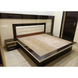 Goodluck Rectangular Polished Wooden Storage Bed