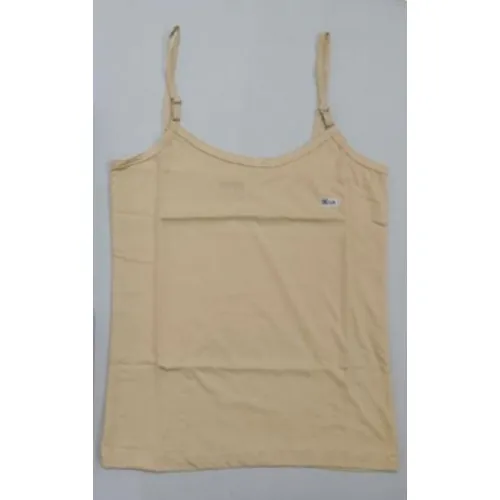 Beige Cotton Camisole Slip