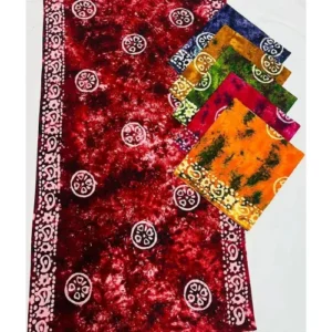 Ladies Batik Print Tie Dye Nighty Fabric